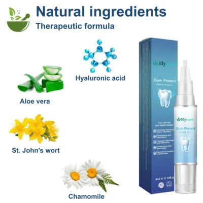 Elycura gum gel with aloe vera and vitamin C