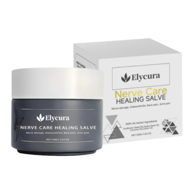 Elycura 100 g herbal body salve in jar