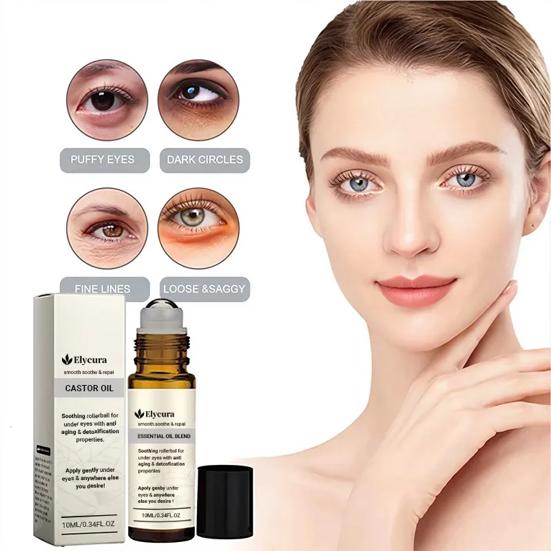 Elycura under-eye castor oil roller