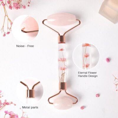 Gentle Rose Quartz Roller - Image 2